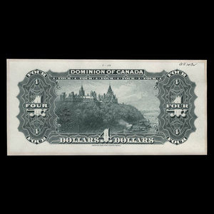 Canada, Dominion du Canada, 4 dollars : 1902