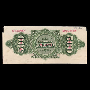 Canada, Dominion du Canada, 500 dollars : 1 juillet 1871