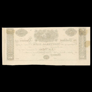 Canada, Montreal Bank, 10 dollars : 1822