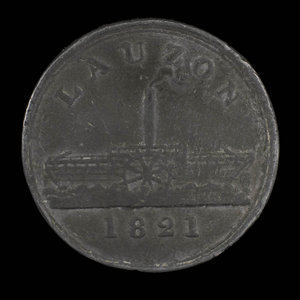 Canada, Traversier Lauzon, 4 pence : 1821