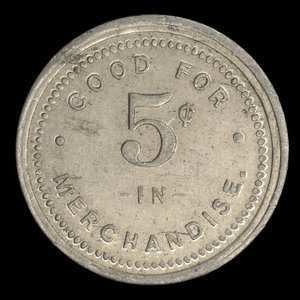 Canada, Leeson & Scott, 5 cents : 1909