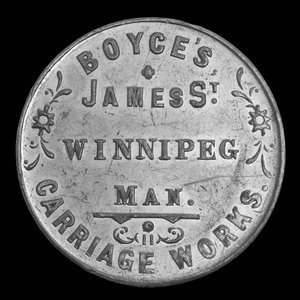 Canada, Boyce's Carriage Works, aucune dénomination : 1891
