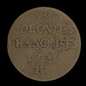 France, Louis XV, 9 deniers : 1721