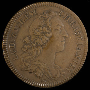 France, Louis XV, aucune dénomination : 1754