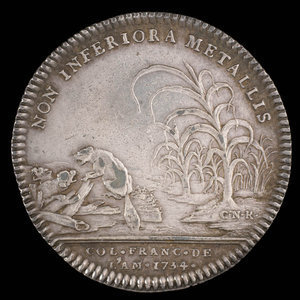 France, Louis XV, aucune dénomination : 1754
