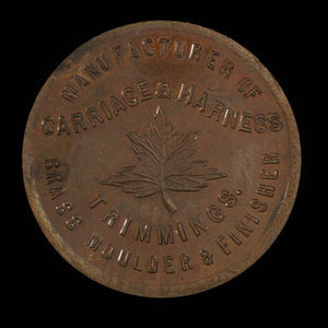 Canada, M.E. Lymburner, aucune dénomination : 1879