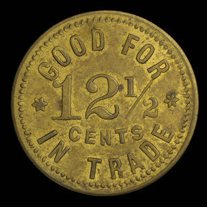 Canada, J.B. Neveu, 12 1/2 cents : 1891