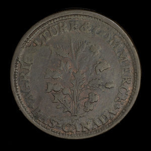 États-Unis d`Amérique, T.D. Seaman, 1 cent : 1838