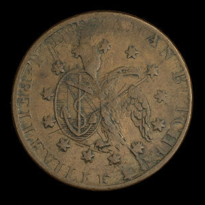 États-Unis d`Amérique, T.D. Seaman, 1 cent : 1838