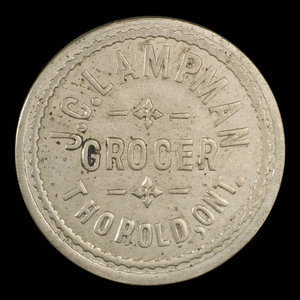 Canada, J.C. Lampman, 5 cents : 1895