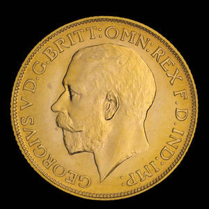 Canada, Georges V, 1 souverain : 1911