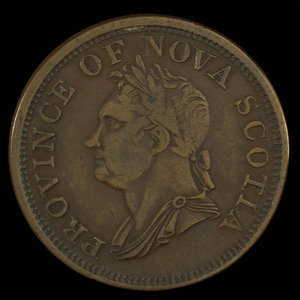 Canada, Province de la Nouvelle-Écosse, 1 penny : 1832