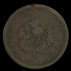 Canada, Province de la Nouvelle-Écosse, 1 penny : 1832