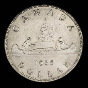 Canada, Georges V, 1 dollar : 1935