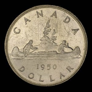 Canada, Georges VI, 1 dollar : 1950