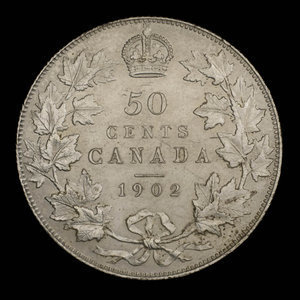 Canada, Édouard VII, 50 cents : 1902