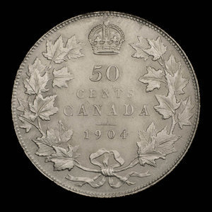 Canada, Édouard VII, 50 cents : 1904