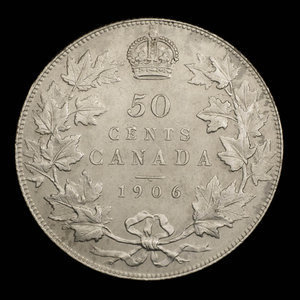 Canada, Édouard VII, 50 cents : 1906