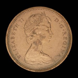 Canada, Élisabeth II, 1 cent : 1965