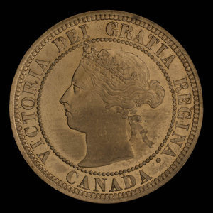 Canada, Victoria, 1 cent : 1882