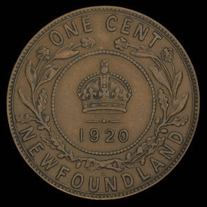 Canada, Georges V, 1 cent : 1920