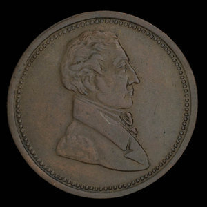 Canada, inconnu, 1/2 penny : 1830