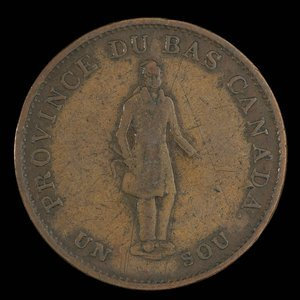 Canada, Banque du Peuple (People's Bank), 1/2 penny : 1837