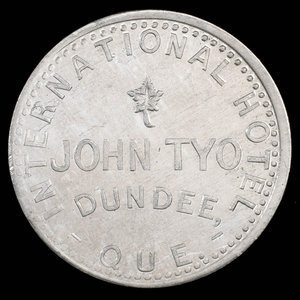 Canada, John Tyo, 5 cents : 1895
