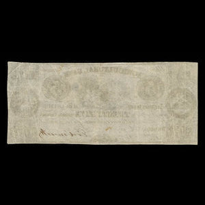 Canada, Agricultural Bank (Toronto), 5 dollars : 1 octobre 1837