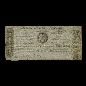 Canada, Wfd. Nelson & Cie., 15 sous : 9 octobre 1837