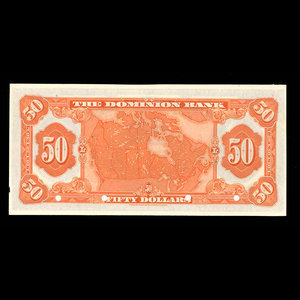 Canada, Dominion Bank, 50 dollars : 1 février 1931
