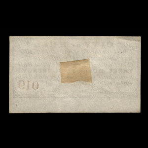 Canada, Ville de Hull, 3 dollars : 1 janvier 1877