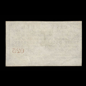 Canada, Ville de Hull, 3 dollars : 1 janvier 1877