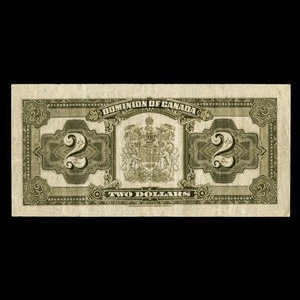 Canada, Dominion du Canada, 2 dollars : 23 juin 1923