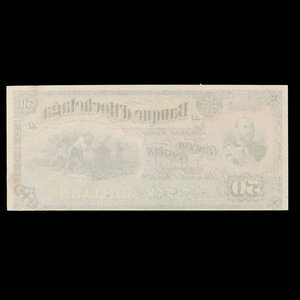 Canada, Banque d'Hochelaga, 50 piastres : 1 juin 1889