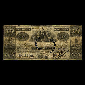 Canada, Ben Smith, 10 shillings : 4 juin 1835