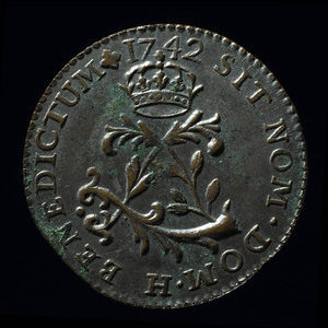 France, Louis XV, 2 sous : 1742