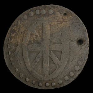 Canada, inconnu, 1/2 penny : 1838