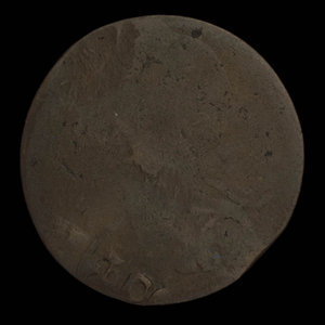 Canada, inconnu, 1/2 penny : 1838