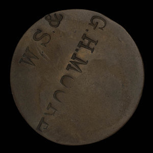 Canada, inconnu, 1/2 penny : 1838