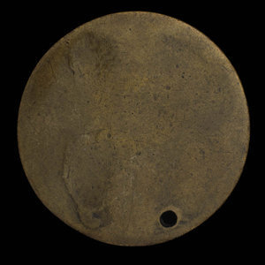 Canada, inconnu, 1/2 penny : 1838