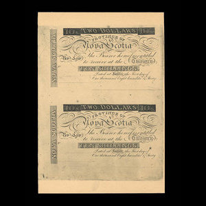 Canada, Province de la Nouvelle-Écosse, 10 shillings : 1 décembre 1830