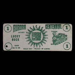 Canada, Ville de Aurora, 1 dollar : 1963