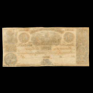 Canada, Free Holders Bank of the Midland District, 1 dollar : 1838