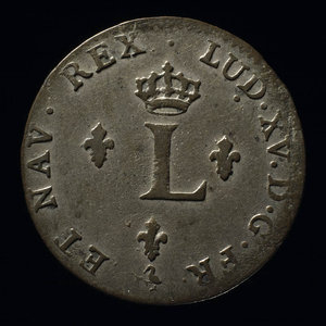 France, Louis XV, 2 sous : 1757