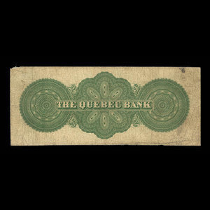 Canada, Banque de Québec, 4 dollars : 2 janvier 1863