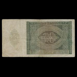 Allemagne, Reichsbank, 10 000 000 000 000 marks : 1924