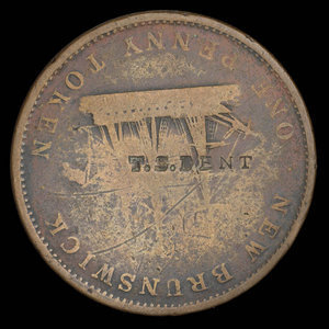 Canada, Province du Nouveau-Brunswick, 1 penny : 1843