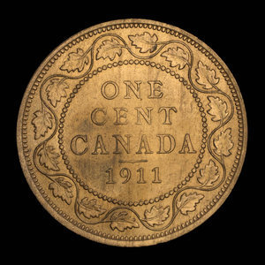 Canada, Georges V, 1 cent : 1911