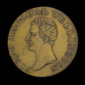 Canada, inconnu, 1/2 penny : 1814